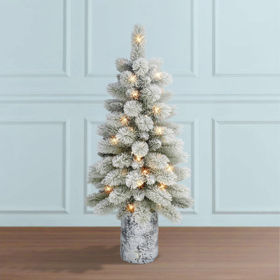 Easy Set-Up 42' Lighted Pine Christmas Tree