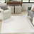 Ivanas Machine Washable Cotton Area Rug in Ivory-1926818090