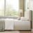 Adjustable Height Upholstered Headboard,Foldable Full Beige-1208820231-1208820233