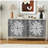 Sideboard Buffet Cabinet, Storage Cabinet with Storage,Modern Storage Cabinet with 4 Doors & Adjustable Shelves for Living Room, Dining Room, Kitchen and Entryway-739357654