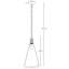Luminaire suspendu conique à 1 lumière Hatteras-752118264