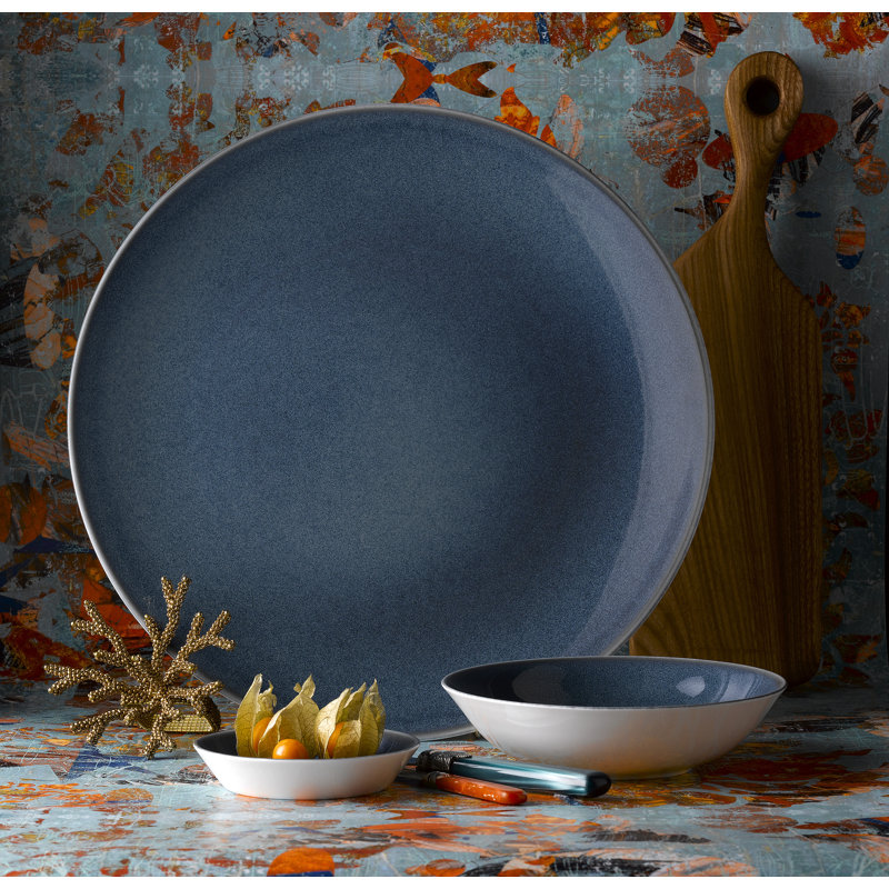 Art Glaze Bone China Cereal Bowl, Sky