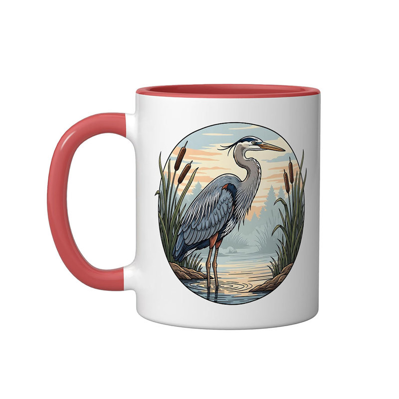 Ceramic Coffee Mug, Red