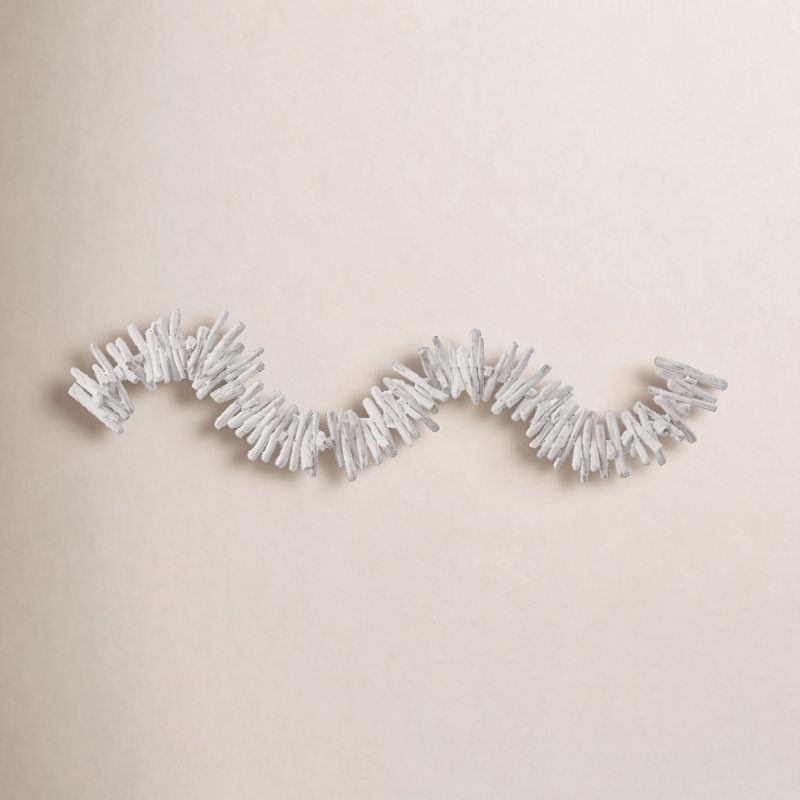 Kalalou Coastal Driftwood Garland White-Washed Finish 72" H