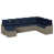 Structure grise / coussin bleu marine est en rupture de stock