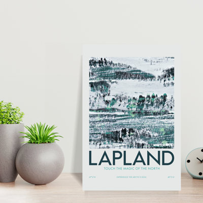 Contemporary Art Abstract Contemporary Forest Landscape Wall Art by Alexandra Weise - Wrapped Canvas Print