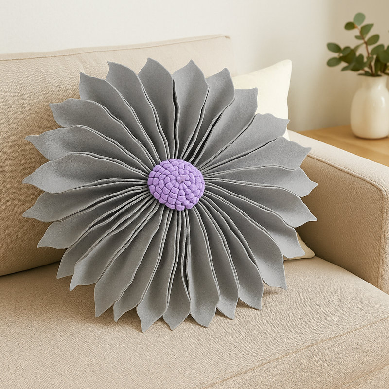 Outdoor Reversible Throw Pillow, Gray, Pillow Cover Only - No Insert