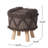 Rectangle Upholstered Wool Ottoman