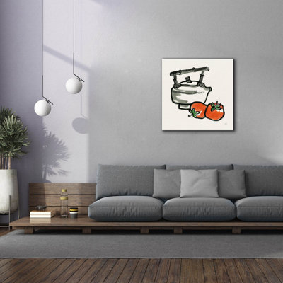 Tea And Persimmons' by Chris Paschke Canvas Wall Art, 37" x 37"