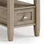 Table d'appoint transitionnelle en bois chaud Warm Shaker-478883369