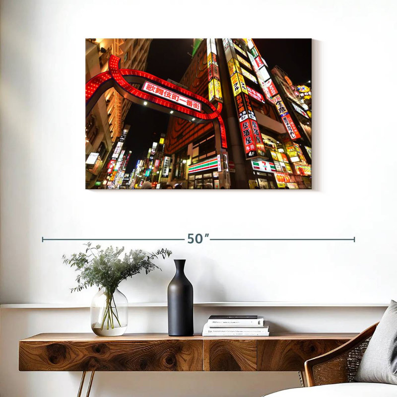 Nicci Kabuki-Cho In Tokyo, 24" H x 36" W