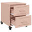 Angala 36cm W Steel Bedside Table-87684023