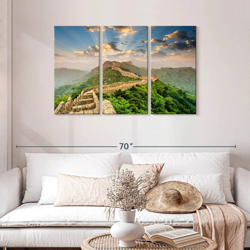 Sebbie, la grande muraille de Chine, H 28 po x l 45 po