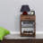 Modern Nightstand with | 100% Melamine Coated Particle Board, Thickness: 0.6 inches | Stylish Scandinavian Design for Bedroom or Living Room, Durable and Elegant
