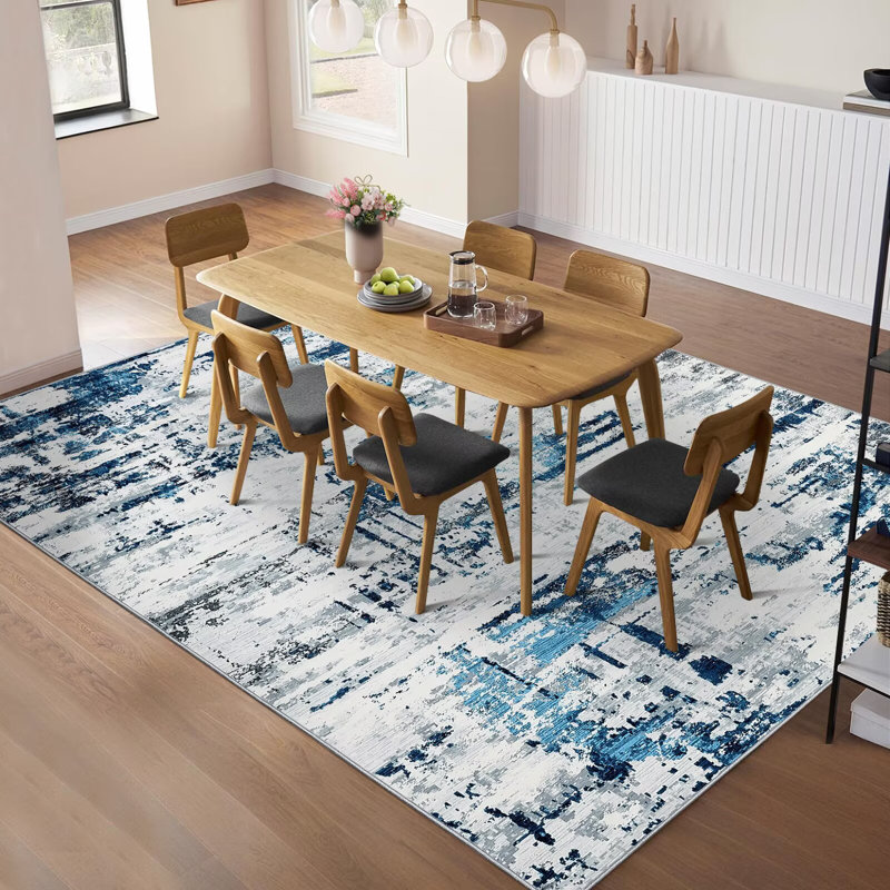 Grand tapis d'intérieur lavable et lavable, Rectangle 9 pi x 12 pi