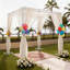 Metal Arbour in White