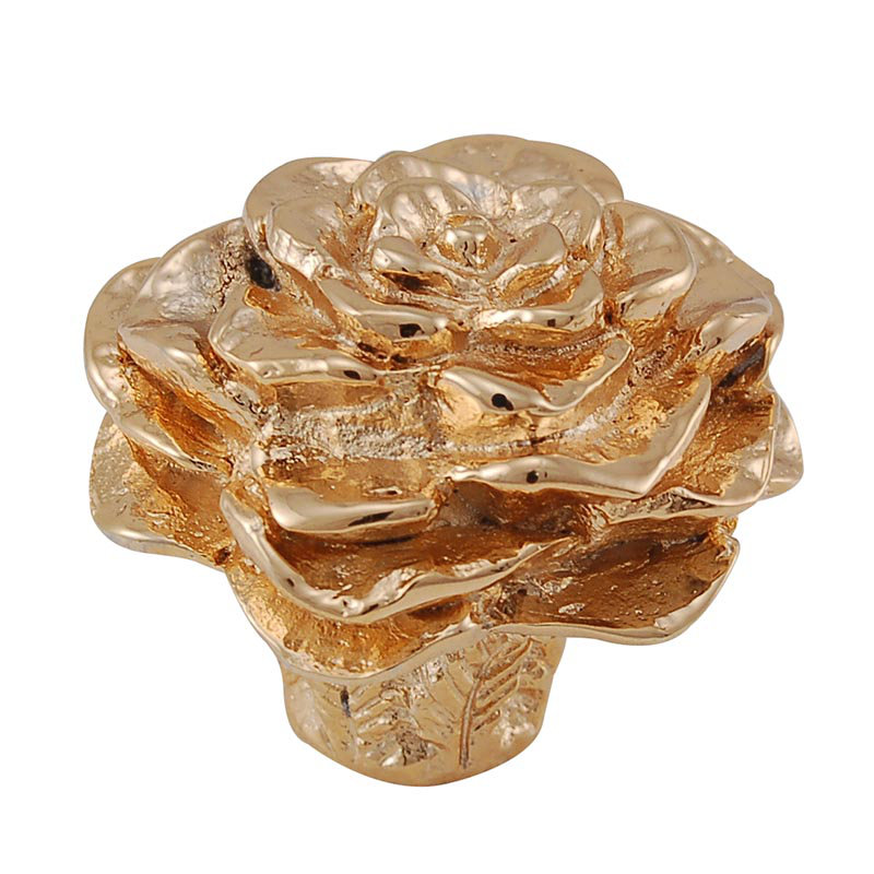 Carlotta Novelty Knob, Polished Gold