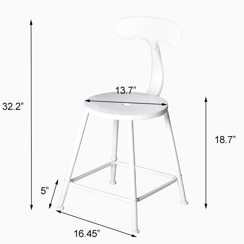 Chaise d'appoint empilable pour patio