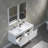 48" Wall Mounted & Floating Double Vanities with Ceramic Sink-1751806209