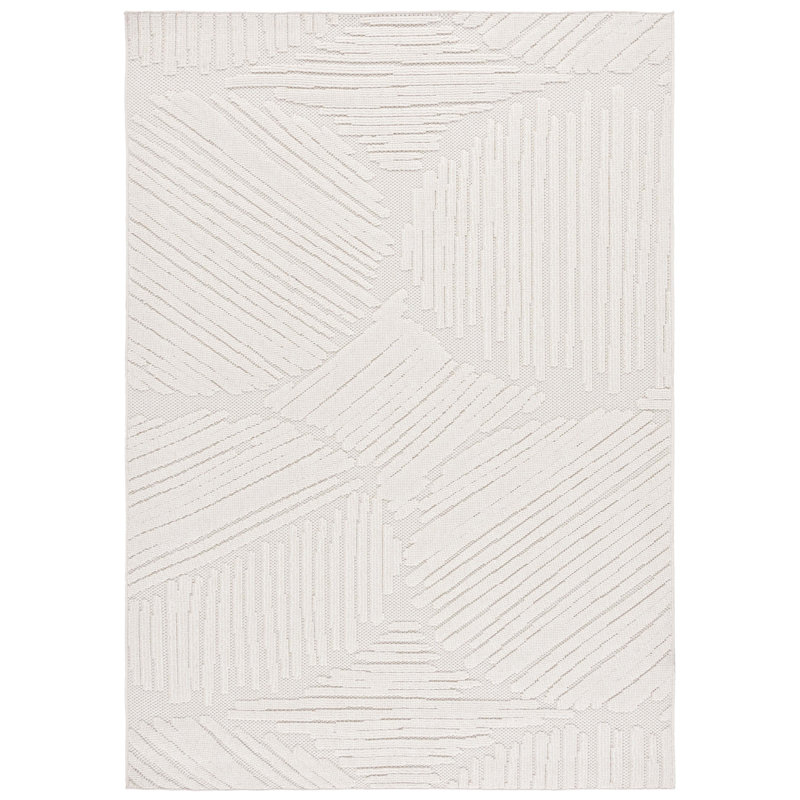Delrae Performance Abstract Indoor/Outdoor Area Rug, Rectangle 9' x 12'