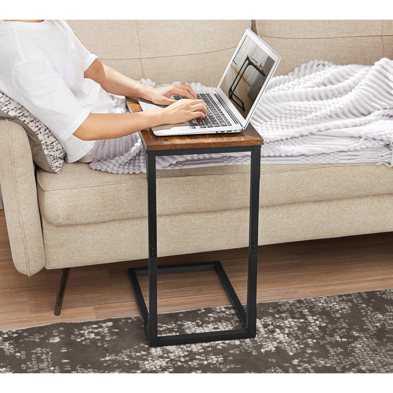 Abdyl 30cm W Steel Bedside Table