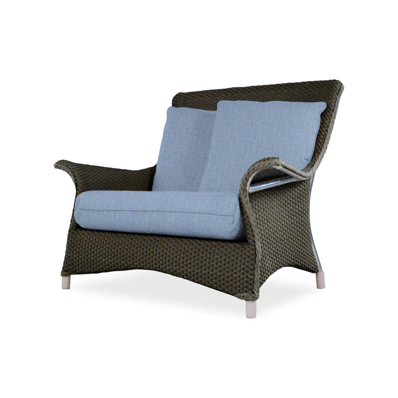 Mandalay Outdoor Lounge Chair, Demo Skyway, Hickory