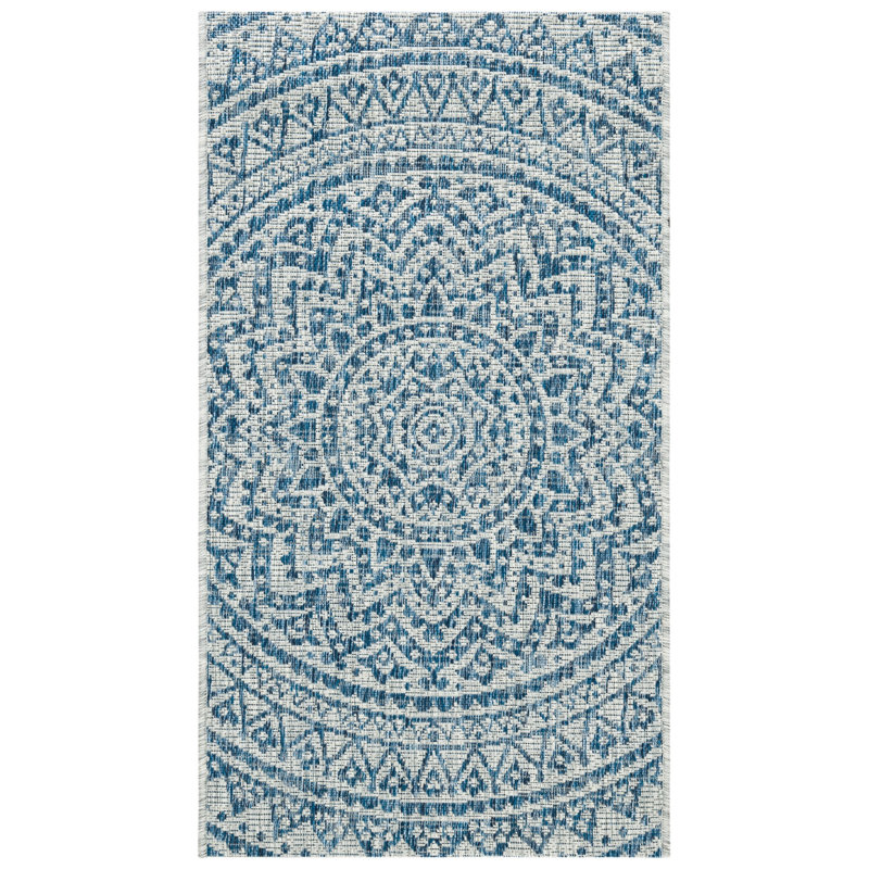 Amedee Performance Floral Indoor/Outdoor Area Rug, Rectangle 2' x 3'7"