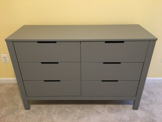 carter's by davinci colby 6-drawer dresser in grey and white Double & Reviews long silk robe