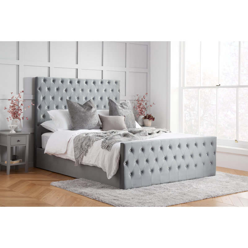 Palermo Upholstered Ottoman Bed, Kingsize (5')