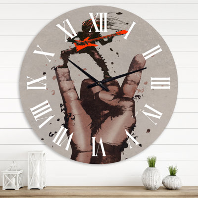 Horloge murale Rock and Roll