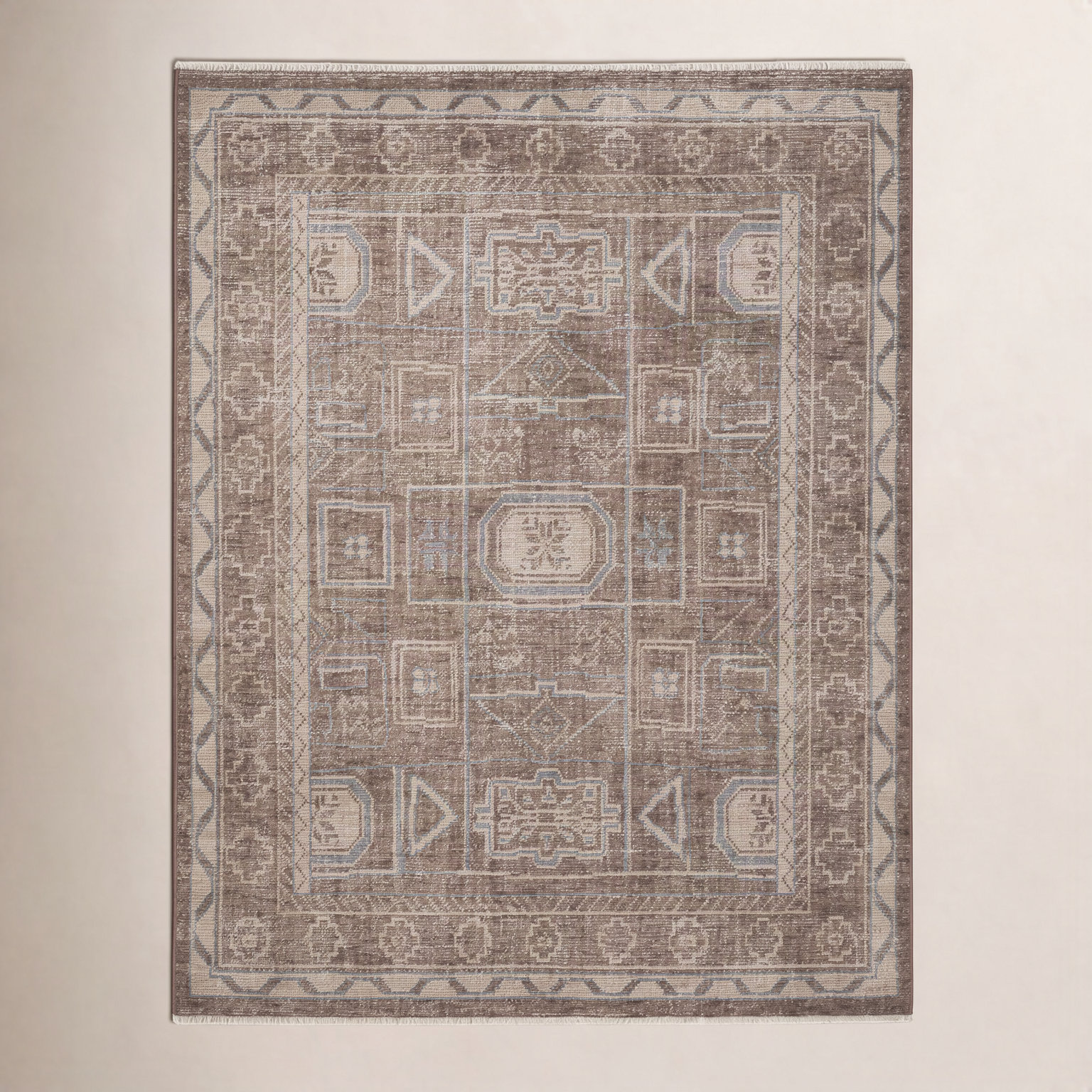 Mira Vine Hand-Knotted Oriental Wool Rug, Rectangle 5' x 8'