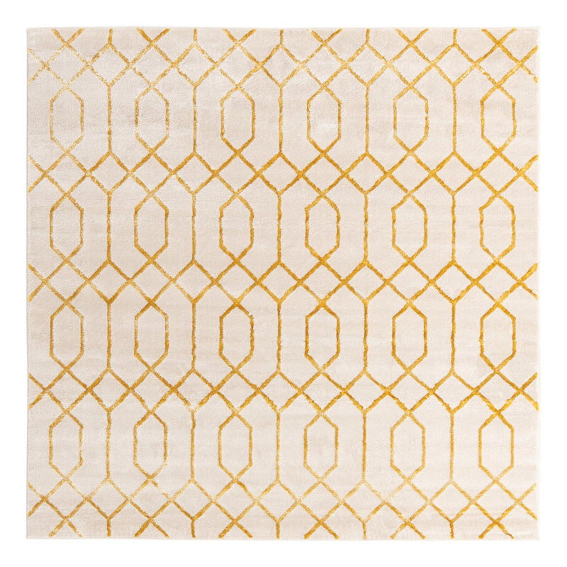 Geometric Area Rug, Square 238.8 cm