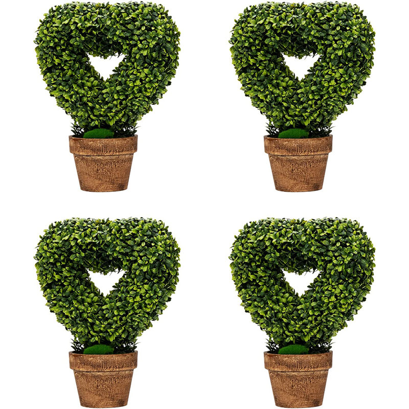 37cm Faux Elephant Ear Plant in Pot