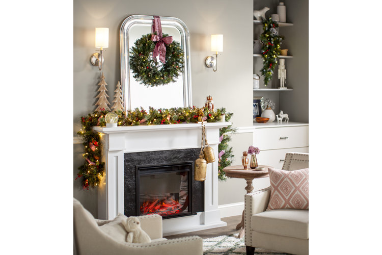 garland mantel decor