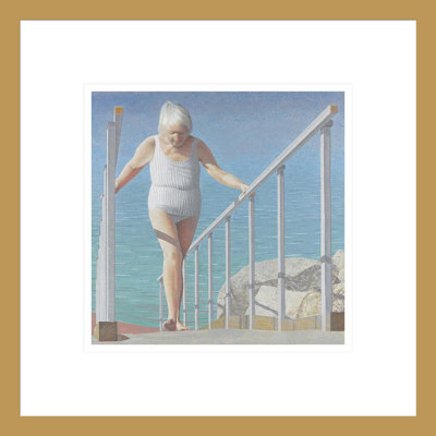 «A Woman on a Ramp» par Alex Colville - Impression sur toile