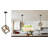 1-light Geometric Nested Lantern Pendant Light