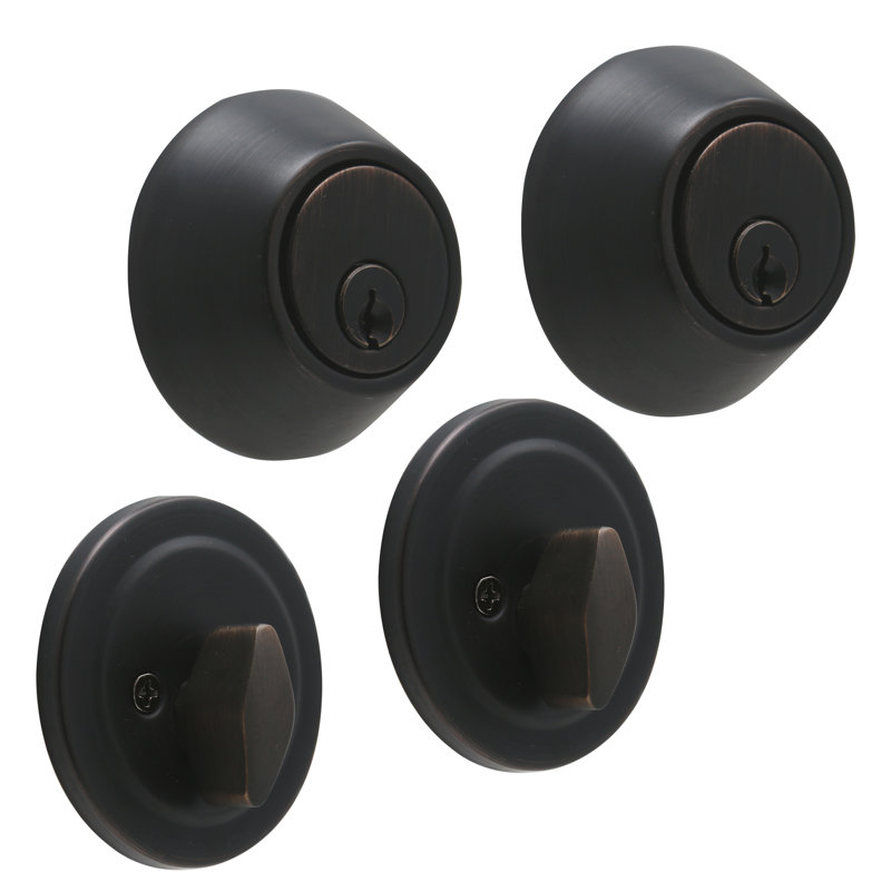 Single Cylinder Deadbolt, Oil Rubbed Bronze
