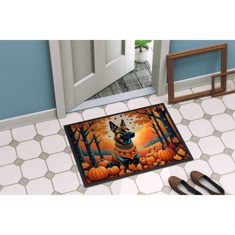 Tapis d'intérieur ou d'extérieur belge Malinois, L 24 po x L 36 po