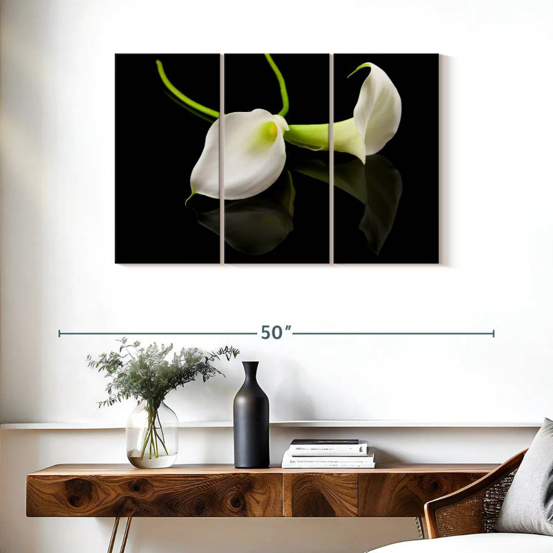 Fleur de lis Harnek Calla, H 24 po x l 38 po