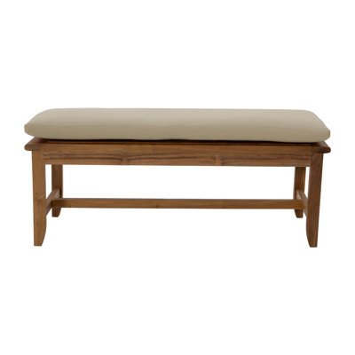 Jamshida Solid Wood Teak Outdoor Bench