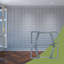 Panneaux muraux décoratifs en acrylique Greeley, très petit, l 7 3/8 po x H 7 3/8 po x T 1/8 po, gris foncé-808600092-808600102