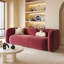 Burgundy Straight Living Room Sofa