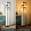 URBNLIVING 170cm Brown Tree Floor Lamp
