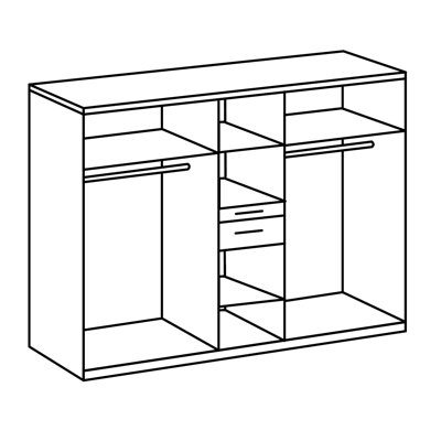 Adelaida 6 Door Wardrobe