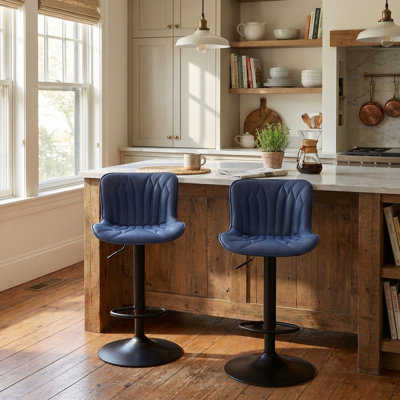 Denan Swivel Adjustable Height Bar Stool