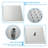 3-Function High-Pressure Rainfall Shower System, Tub Faucet Set