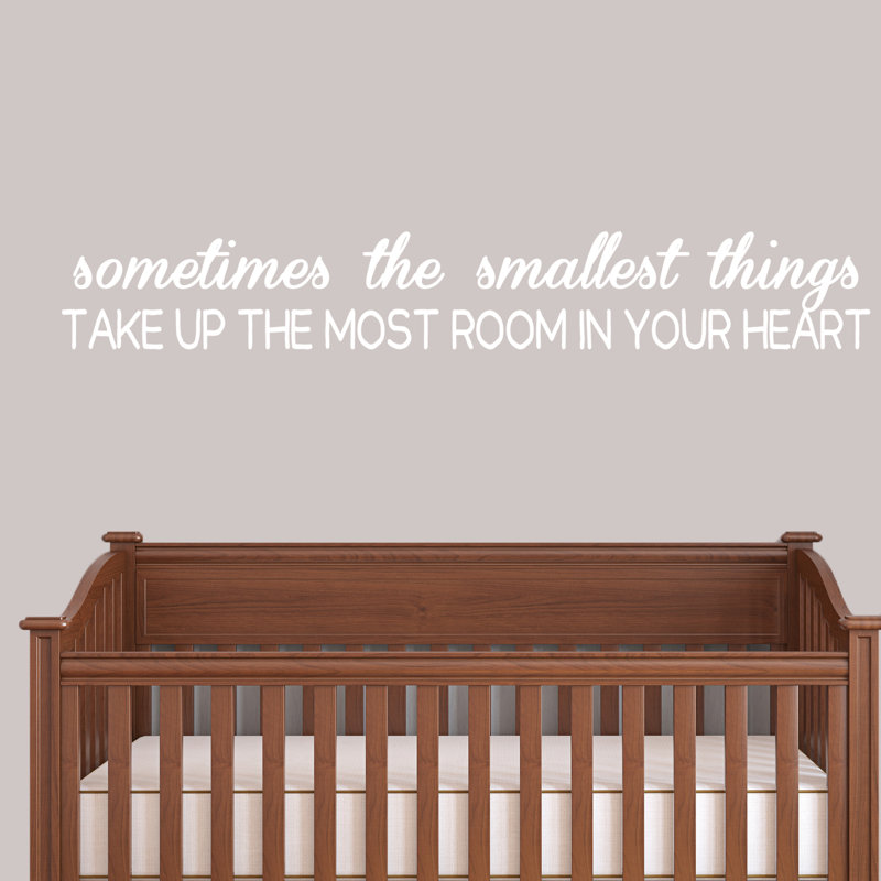 Text & Numbers Non-Wall Damaging Wall Decal, White