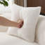 Canapé courbé avec accoudoir rond, canapé à compression avec 2 coussins, canapé crème pour petit espace, salon, chambre à coucher, sans assemblage-5240816