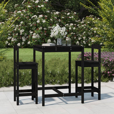 Lowene Rectangular 3 - Piece 2 - Person Outdoor Table Set