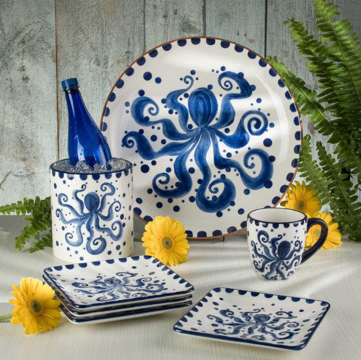 Ensemble de 4 tasses Euro Ceramica Octopus